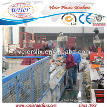 conical double screw extruder line for PVC WPC profiles